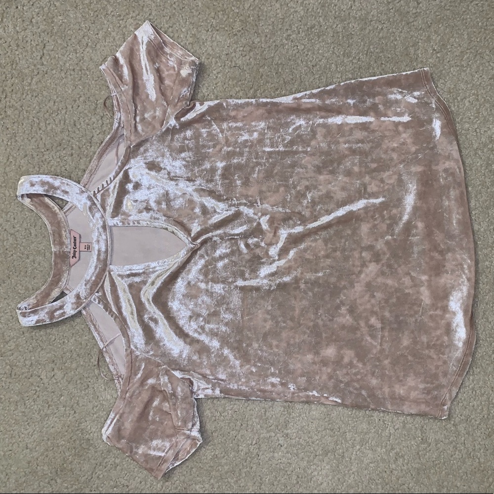 velvet off the shoulder top